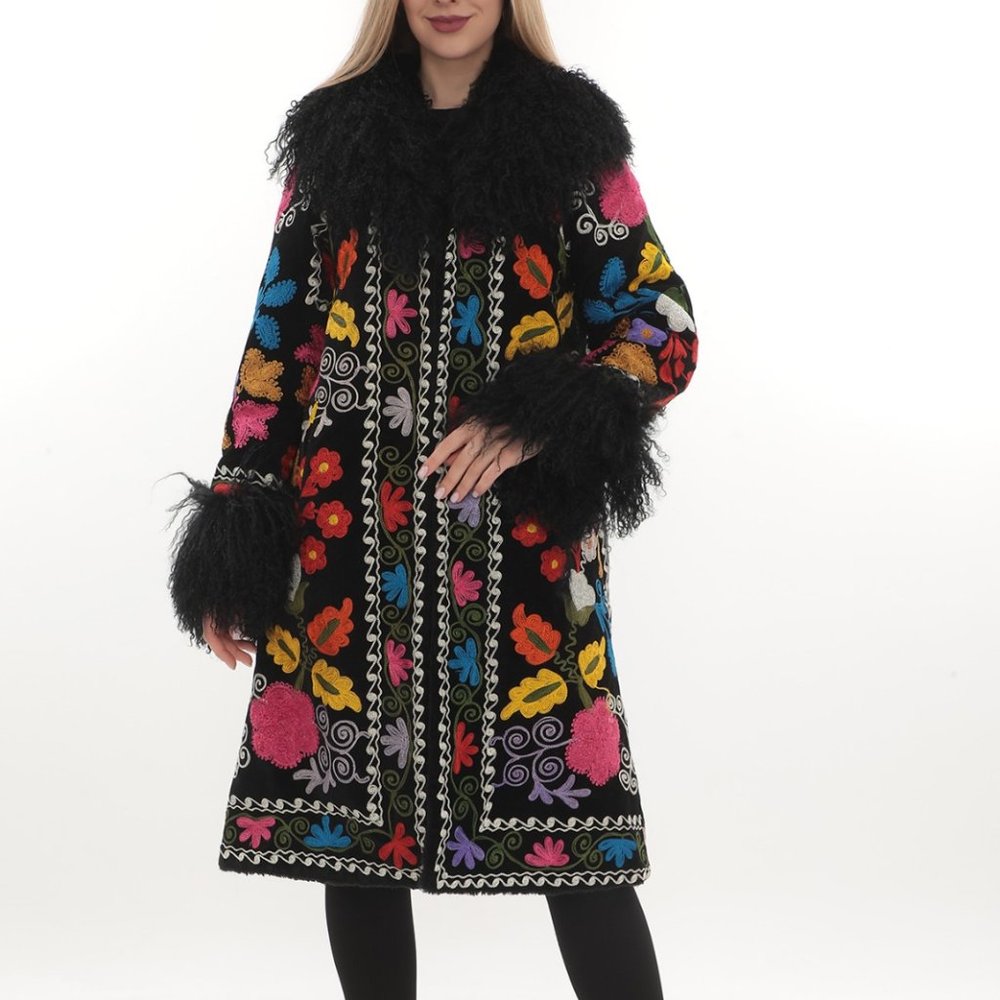 Boho Style Shearling Coats